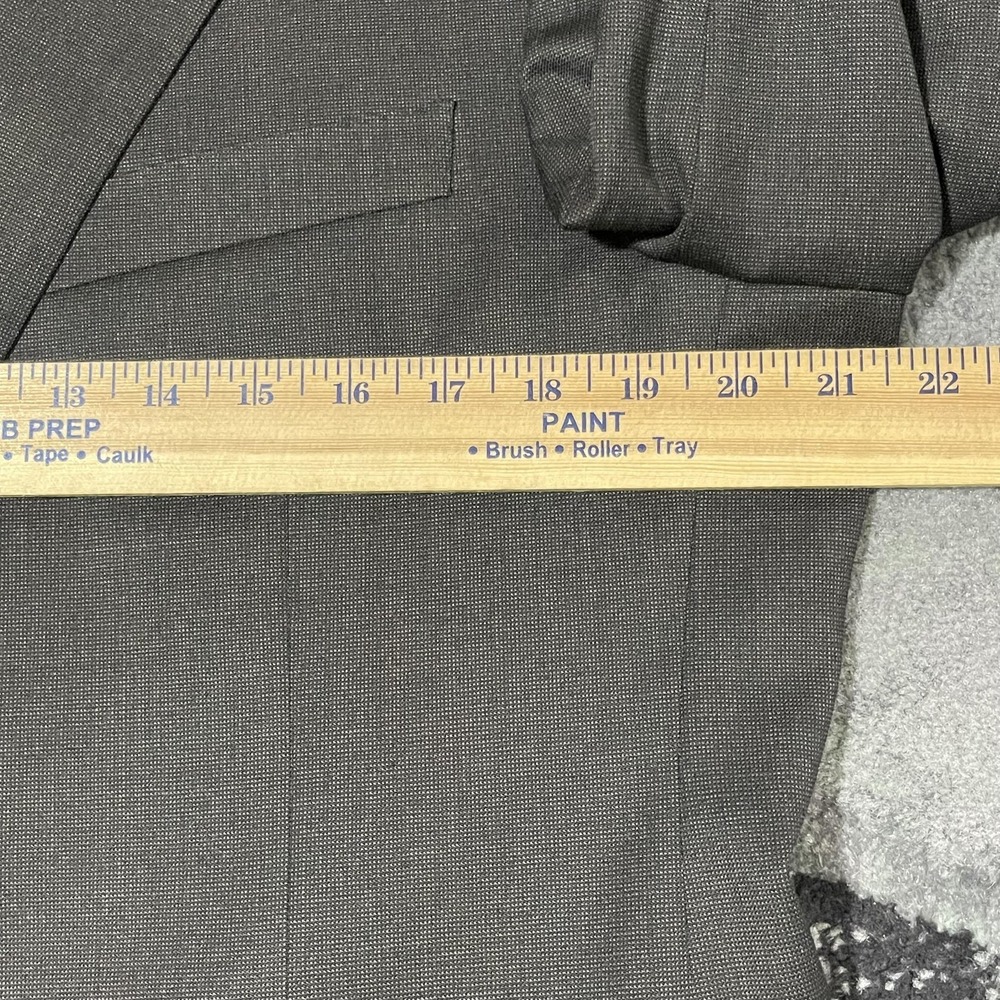 Canali Blazer Mens 44L Gray Wool 2 Button Sport Coat Jacket Business Italy EU 54 - Picture 5 of 16
